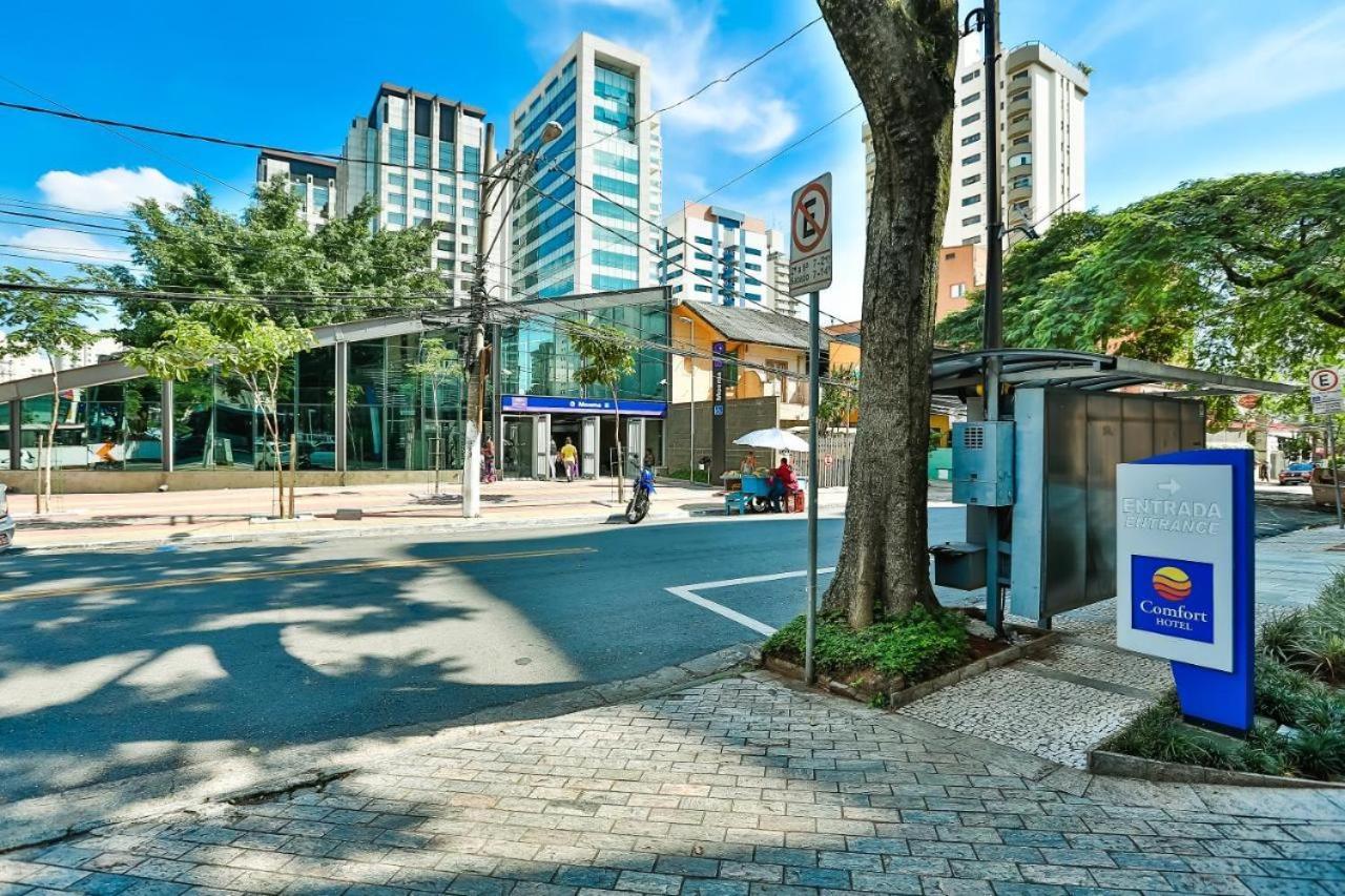 Flat Em Frente Ao Metro Moema סאו פאולו מראה חיצוני תמונה